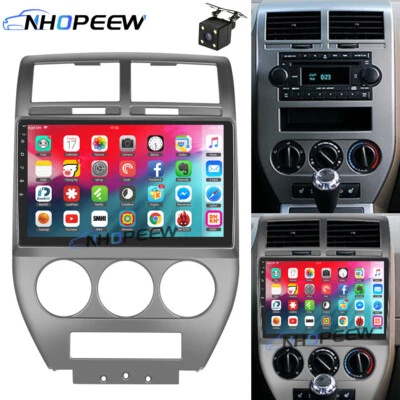 Android 12 Car Radio Stereo GPS NAVI + Camera For Jeep Compass Patriot 2006-2010 Foto 1 de 4