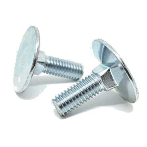 Elevator Bolts Zinc Plated 5/16-18 x 1" Leveling square neck, 1000 pcs - Picture 1 of 1