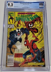 Amazing Spider-Man #362 segunda aplicación. Carnage CGC 9.2 Venom cubierta Marvel Comics 1992 - Imagen 1 de 2