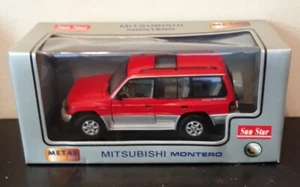 1/18 Sunstar 1216 Red Mitsubishi Montero 4WD V6 3500 Diecast New! (READ) - Picture 1 of 6