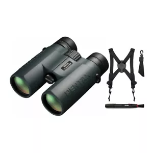 Pentax Z Series ZD 10x43mm Roof Prism WP Binoculars Bundle - Picture 1 of 12