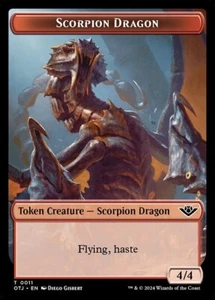 Scorpion Dragon - FOIL TOKEN - Outlaws of Thunder Junction (OTJ)(Near Mint NM) - Picture 1 of 1