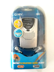 Coby CX-17 Portable AM/FM / TV Weather Band Radio