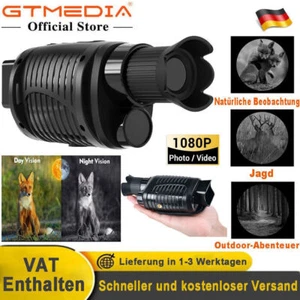 Digital Nachtsichtgerät Monokular 24MP 1080P Infrarot Nachtsichtbrille für Jagd - Bild 1 von 17