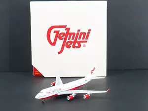 1:400 Gemini Jets Die-Cast Aetna "Glad I'm With You" Boeing 747-400 Airliner - Picture 1 of 16
