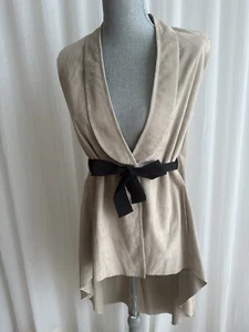 BRUNELLO CUCINELLI Leather Suede Belted Coat Jacket Sz 38 Sz S Sz 2 NWT $ 4999 - Picture 1 of 6