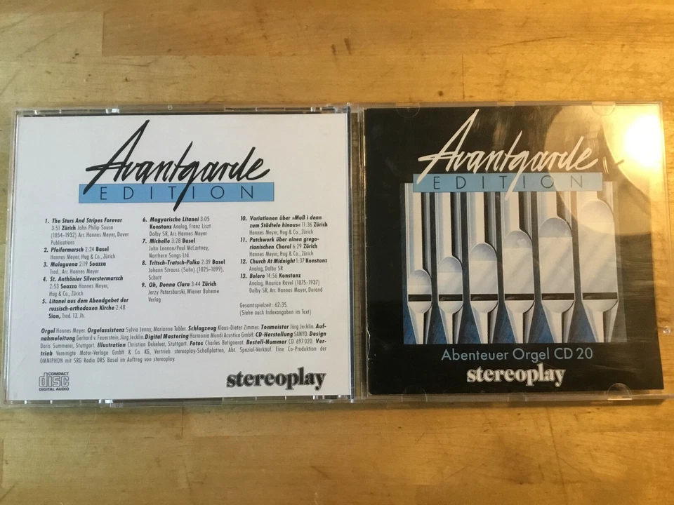 Stereoplay AVANTGARDE  [CD Album] Abenteuer Orgel Hannes Meyer Liszt Ravel - Bild 1 von 1