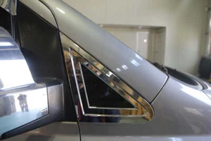 Auto Clover Chrome A Pillar Cover Trim Set for Hyundai i800 / iLoad 2008+ - Picture 1 of 9