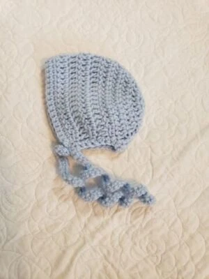 GORRO BEBÉ RECIÉN NACIDO BEBÉ GANCHILLO HECHO A MANO Foto 1 de 4