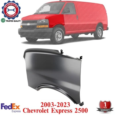 Guardabarros delantero lado del conductor Chevrolet Express 2500 2003-2023 Foto 1 de 4