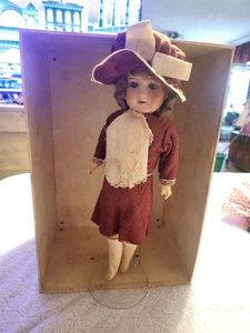 Antique German Bisque Shoulder Head Doll - Picture 1 of 7