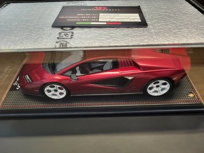 LAMBORGHINI COUNTACH LPI800-4 1/18 Rosso Efesto MR COLLECTION MODELS LAMBO052SE8 - Immagine 1 di 4