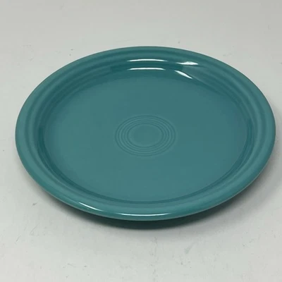 Vintage Fiesta Turquoise Saucer 7" New - Image 1 of 4