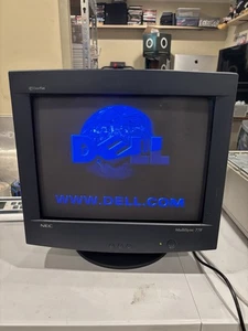 NEC CRT Flat Computer Monitor VGA Display TESTED MultiSync MS77F-BK 15" - Picture 1 of 15