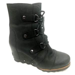 Sorel Joan of Arctic Wedge II Damenstiefel In Schwarz Größe 9 - Bild 1 von 9