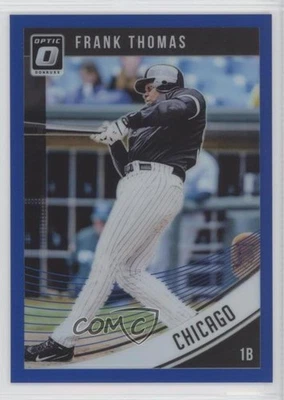 2018 Panini Donruss Optic Blue Prizm /149 Frank Thomas #81 HOF - Image 1 of 2