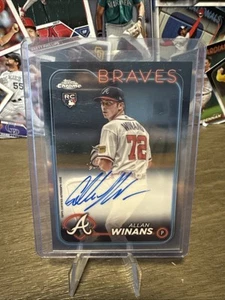 2024 Topps Chrome Rookie Autographs Allan Winans #RA-AWS Braves - Bild 1 von 2