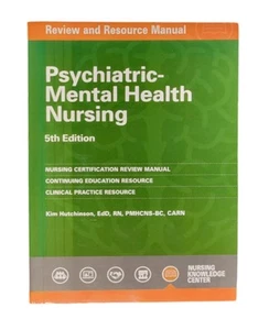 Psychiatric Mental Health Nursing 5th Edition Review Resource Kim Hutchinson NEW - Picture 1 of 7