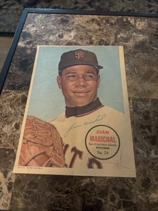 Muy bueno - 1967 Topps Hank Aaron 5x7 Póster Pin-up #15 Salón de la fama - Imagen 1 de 6