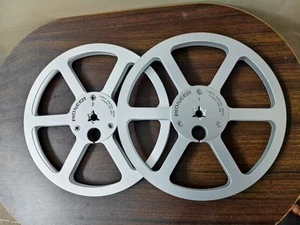 7 Inch Metal Reels Aluminum Pair For Pioneer Reel To Reel RT-707 - Picture 1 of 11