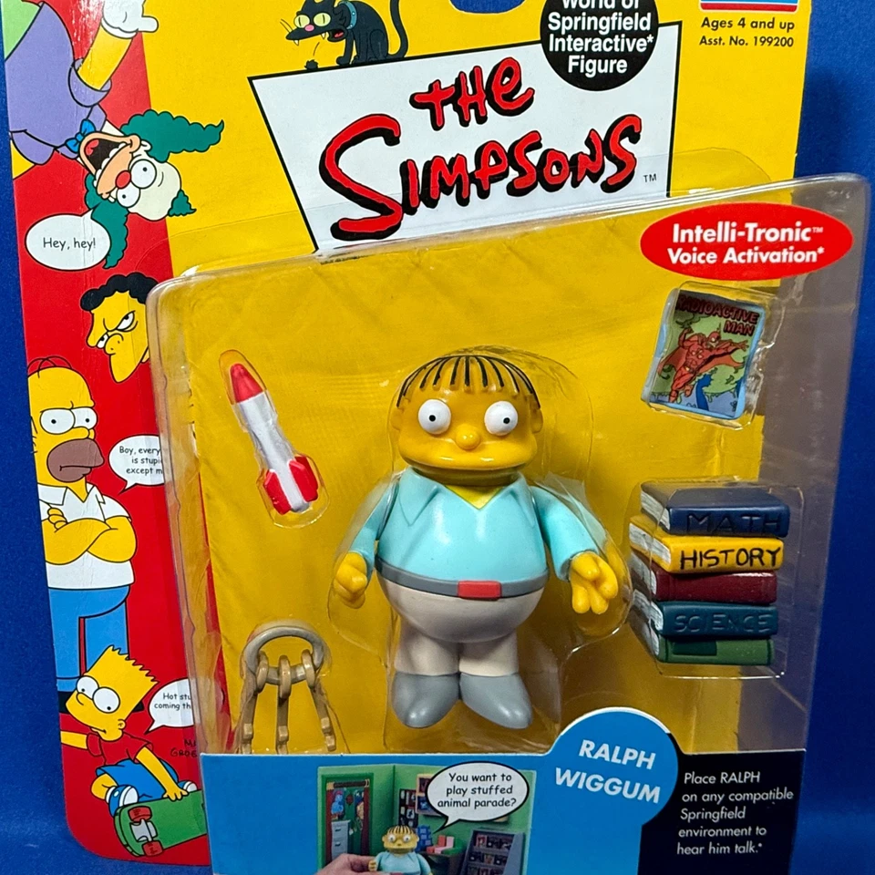 Playmates Toys Simpsons Ralph Wiggum Series 4 Action Figure