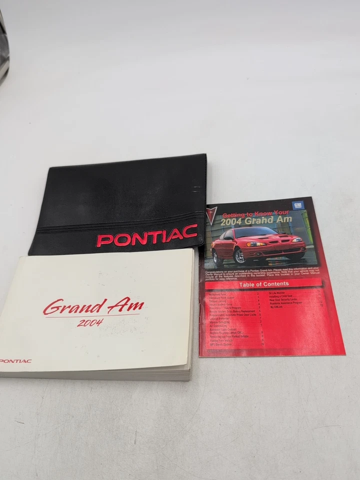 Pontiac Grand Am 2004 manual del propietario Foto 1 de 1