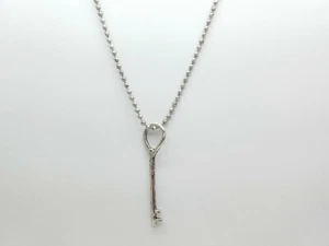 Silber Skeleton Key Halskette Kreativität Anhänger Charm Erklärung Punk 820164 - Picture 1 of 4