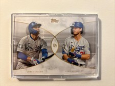 2021 Topps On-Demand Dynamic Duals #9 Corey Seager/Cody Bellinger Baseball Card