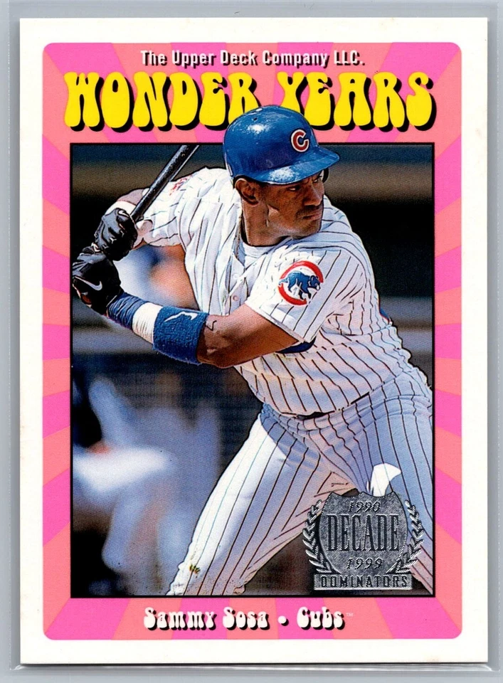 /2000 1999 Upper Deck - Wonder Years #WY25 Sammy Sosa - NM-MT - Image 1 of 2
