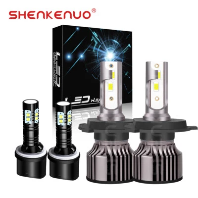 Para Hyundai Tucson 2010 2011 2012 2013 4x faros LED altos/lojos + bombillas antiniebla Foto 1 de 4