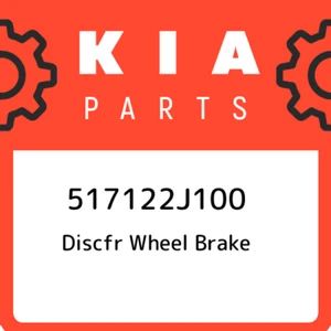 517122J100 Kia Discfr wheel brake 517122J100, New Genuine OEM Part - Picture 1 of 1