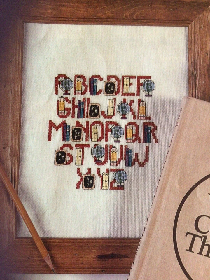 Counted Cross Stitch Pattern Teacher Sampler - Image 1 of 1