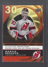 2008-09 McDonald's Upper Deck Superstar Spotlight #IS14 Martin Brodeur