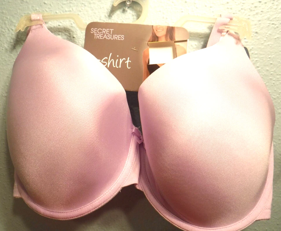 Camiseta sujetador Secret Treasures a medida con aros color lavanda Foto 1 de 1