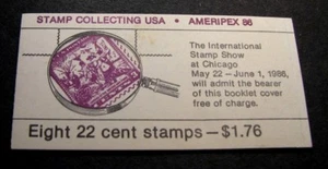 US Booklet Stamp Scott # BK153 1,76 $ 1986 MNH L131 - Bild 1 von 2