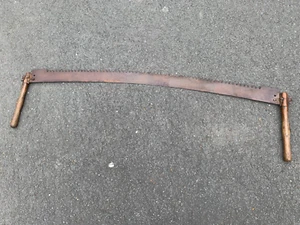 Antique Two Man Crosscut Logging Saw 55" Blade with Handle - Picture 1 of 13
