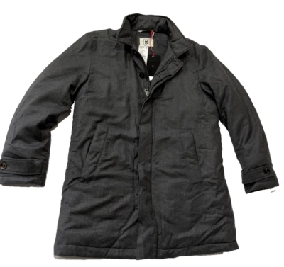 Kired by Kiton men's Grey Wool/ Cashmere Car Coat Parka- 48 us/58 eu -msrp $1895 - Image 1 of 4