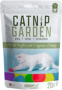 Fiskars Multipet Catnip Garden Catnip Puffs 20ct Bag, Assorted - Picture 1 of 1