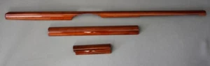 3 TEILIGER SATZ ECHTES ZEBRANOHOLZ HOLZ FÜR MERCEDES W201 NEU - Picture 1 of 1