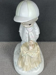 Precious Moments, Wishing You A Cozy Season, 1989 - 521949 con etiquetas y caja. - Imagen 1 de 6