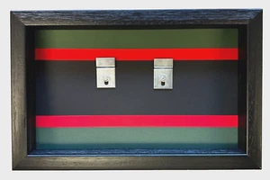 Rifles Medal Case. Black Frame - Picture 1 of 5