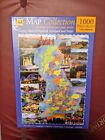 AA Map Collection 1000 Piece Jigsaw Puzzle (Inc. Laminated Map Poster)