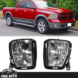 Se adapta a 13-23 Dodge Ram 1500 Pickup lámparas de conducción transparentes luces antiniebla con bombilla - Imagen 1 de 8