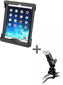 RAM Handlebar Mount for Galaxy Tab S2 9.7, Tab A 9.7, Tab 10.1, Tab3 10.1 w/Case - Picture 1 of 4