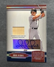 2005 Donruss Signature Series Silver Auto Material Bat Omar Vizquel #119 Auto