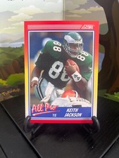 1990 Score Keith Jackson #588 Football Card
