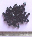 20g of black onyx gem chips - drilled tumblechip beads for jewellery & crafts