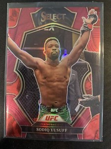 SODIQ YUSUFF 2023 SELECT UFC RED/MAROON PRIZM SP #/149 PANINI #131 FREE SHIP
