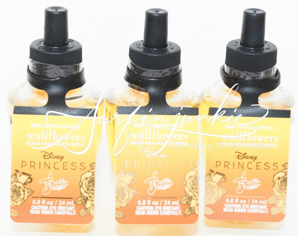 Bath & Body Works Disney Belle Beauty and The Beast Wallflower Plug In Bulb 3pc - Image 1 of 1