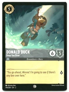 2023 Disney Lorcana Trading Card Donald Duck #178 Rise of the Floodborn - Picture 1 of 2